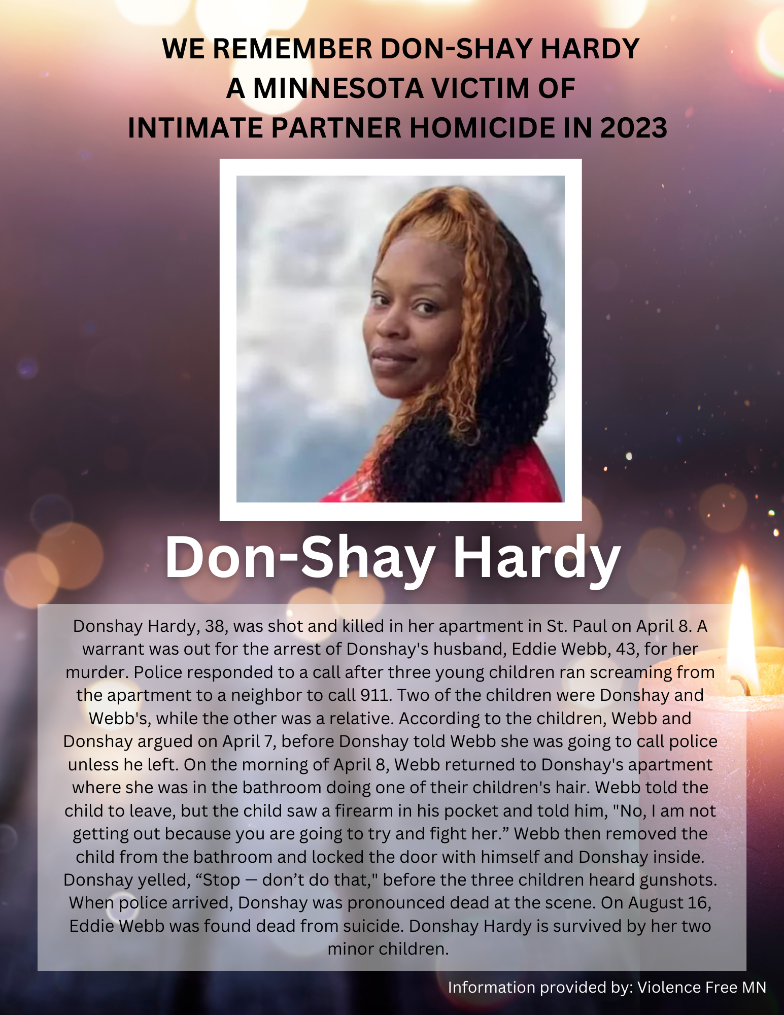 Memorial Display - Don Shay Hardy