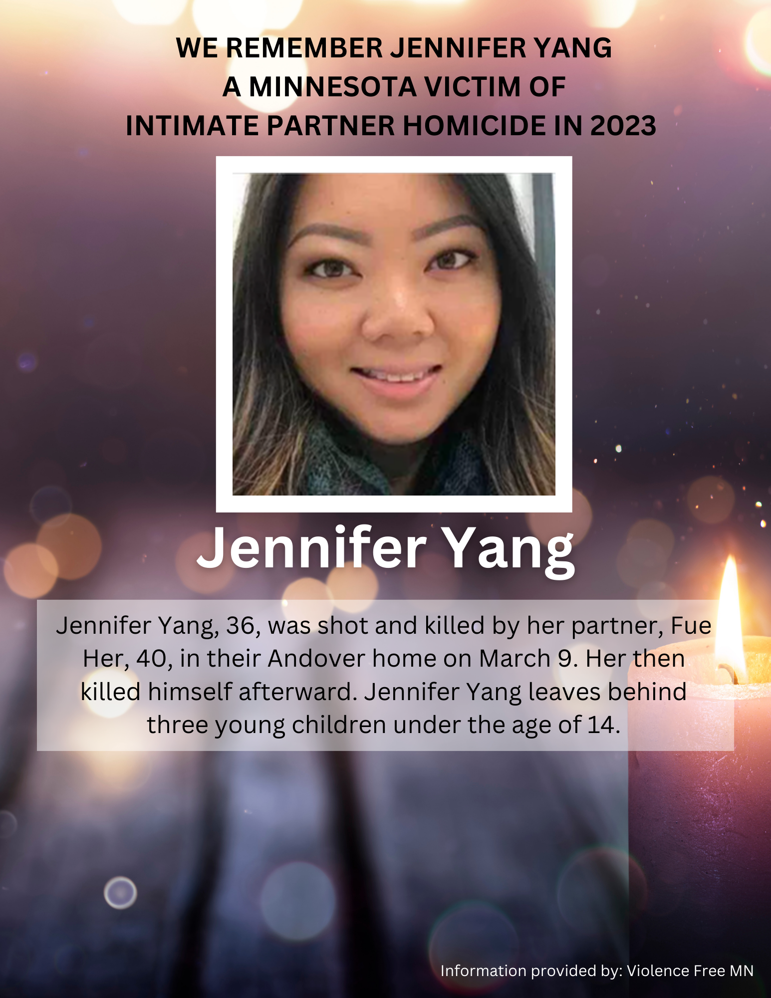 Memorial Display - Jennifer Yang