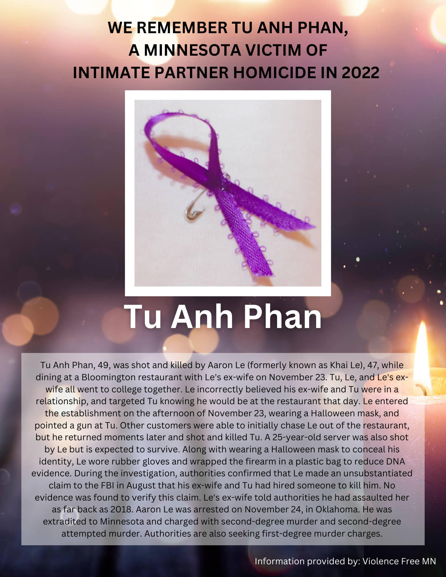 Memorial Display - Tu Anh Phan
